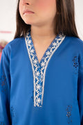 kids-clothes-mkd-ef26-45-blue by Maria B Kids - Designer Dress  - Type : KidsClothes - Available at Libasekhas UK - 100% Original 