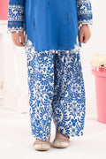 kids-clothes-mkd-ef26-45-blue by Maria B Kids - Designer Dress  - Type : KidsClothes - Available at Libasekhas UK - 100% Original 