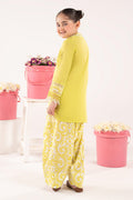 kids-clothes-mkd-ef26-45-neon-green by Maria B Kids - Designer Dress  - Type : KidsClothes - Available at Libasekhas UK - 100% Original 