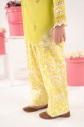 kids-clothes-mkd-ef26-45-neon-green by Maria B Kids - Designer Dress  - Type : KidsClothes - Available at Libasekhas UK - 100% Original 