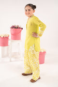kids-clothes-mkd-ef26-45-neon-green by Maria B Kids - Designer Dress  - Type : KidsClothes - Available at Libasekhas UK - 100% Original 