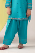 kids-clothes-mkd-ef26-48-blue by Maria B Kids - Designer Dress  - Type : KidsClothes - Available at Libasekhas UK - 100% Original 