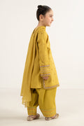 kids-clothes-mkd-ef26-48-mustard by Maria B Kids - Designer Dress  - Type : KidsClothes - Available at Libasekhas UK - 100% Original 