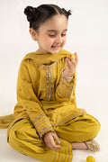 kids-clothes-mkd-ef26-48-mustard by Maria B Kids - Designer Dress  - Type : KidsClothes - Available at Libasekhas UK - 100% Original 