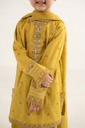 kids-clothes-mkd-ef26-48-mustard by Maria B Kids - Designer Dress  - Type : KidsClothes - Available at Libasekhas UK - 100% Original 