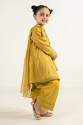 kids-clothes-mkd-ef26-48-mustard by Maria B Kids - Designer Dress  - Type : KidsClothes - Available at Libasekhas UK - 100% Original 