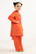 kids-clothes-mkd-ef26-48-orange by Maria B Kids - Designer Dress  - Type : KidsClothes - Available at Libasekhas UK - 100% Original 