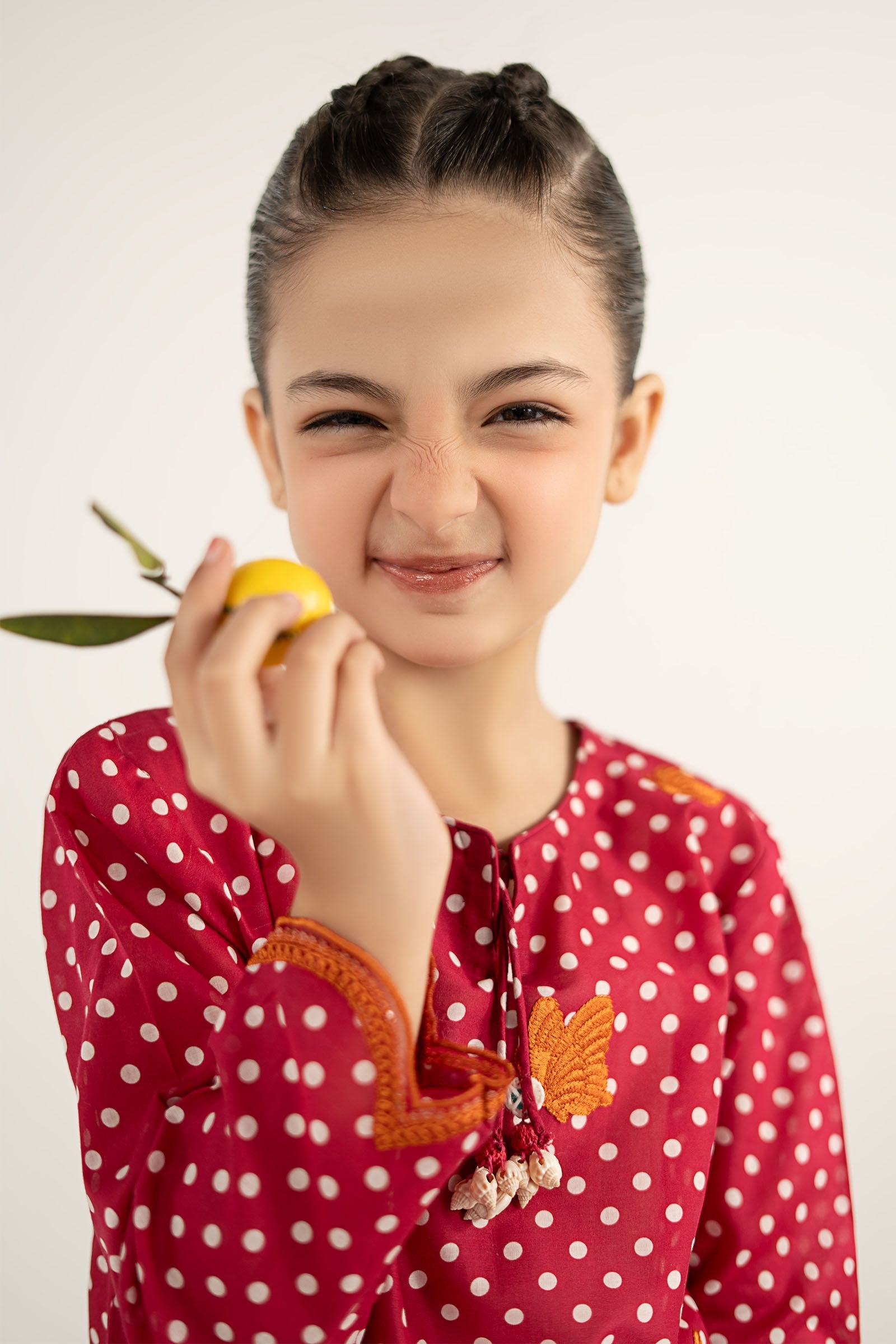 kids-clothes-mkd-ef26-50-red by Maria B Kids - Designer Dress  - Type : KidsClothes - Available at Libasekhas UK - 100% Original 