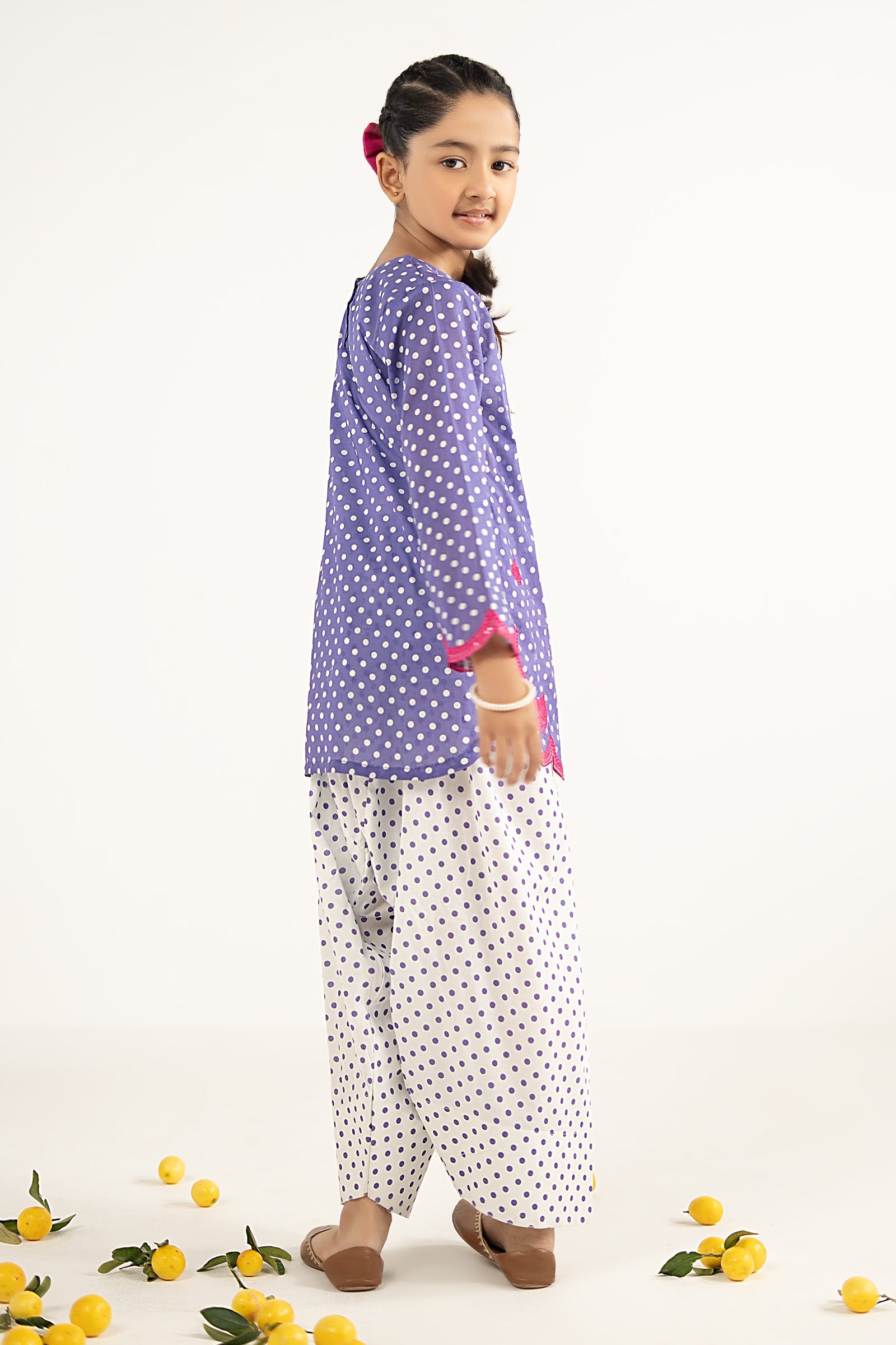 kids-clothes-mkd-ef26-50-blue by Maria B Kids - Designer Dress  - Type : KidsClothes - Available at Libasekhas UK - 100% Original 