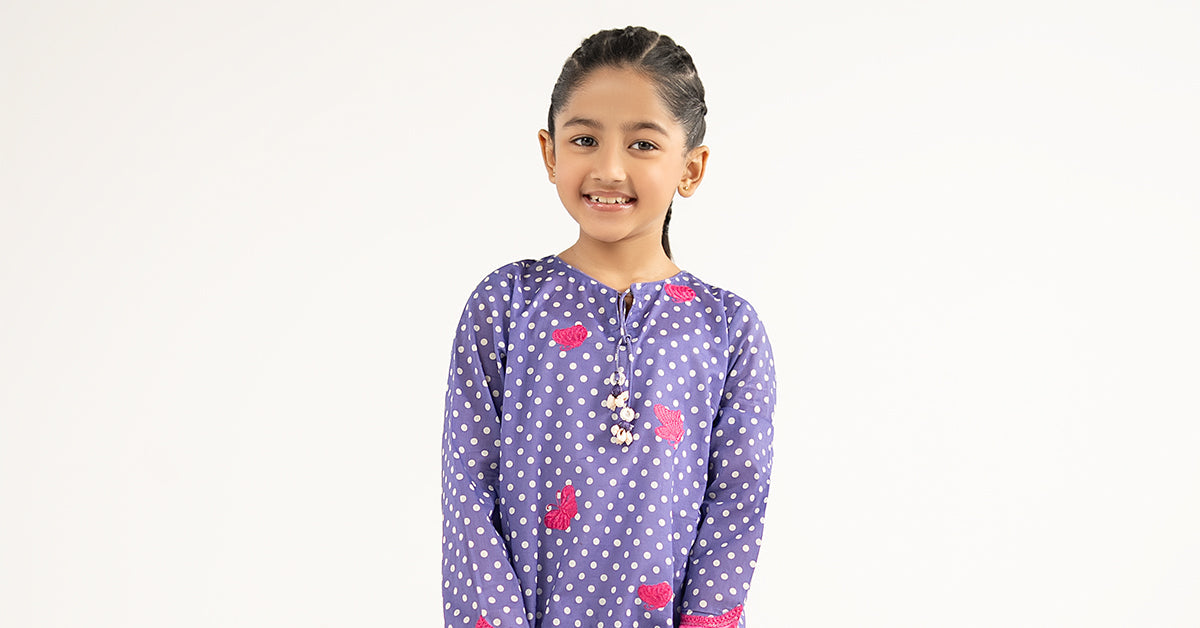 kids-clothes-mkd-ef26-50-blue by Maria B Kids - Designer Dress  - Type : KidsClothes - Available at Libasekhas UK - 100% Original 