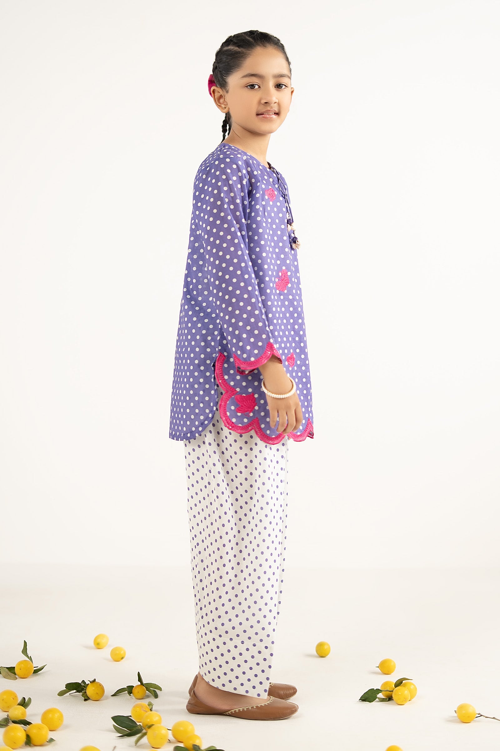 kids-clothes-mkd-ef26-50-blue by Maria B Kids - Designer Dress  - Type : KidsClothes - Available at Libasekhas UK - 100% Original 