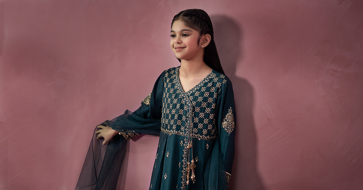 Maria B | 3 Piece Embroidered Linen Suit | MKD-W24-02 - by - Libasekhas UK - Registered Vendor of : Maria B - 100% Original Designer Dresss