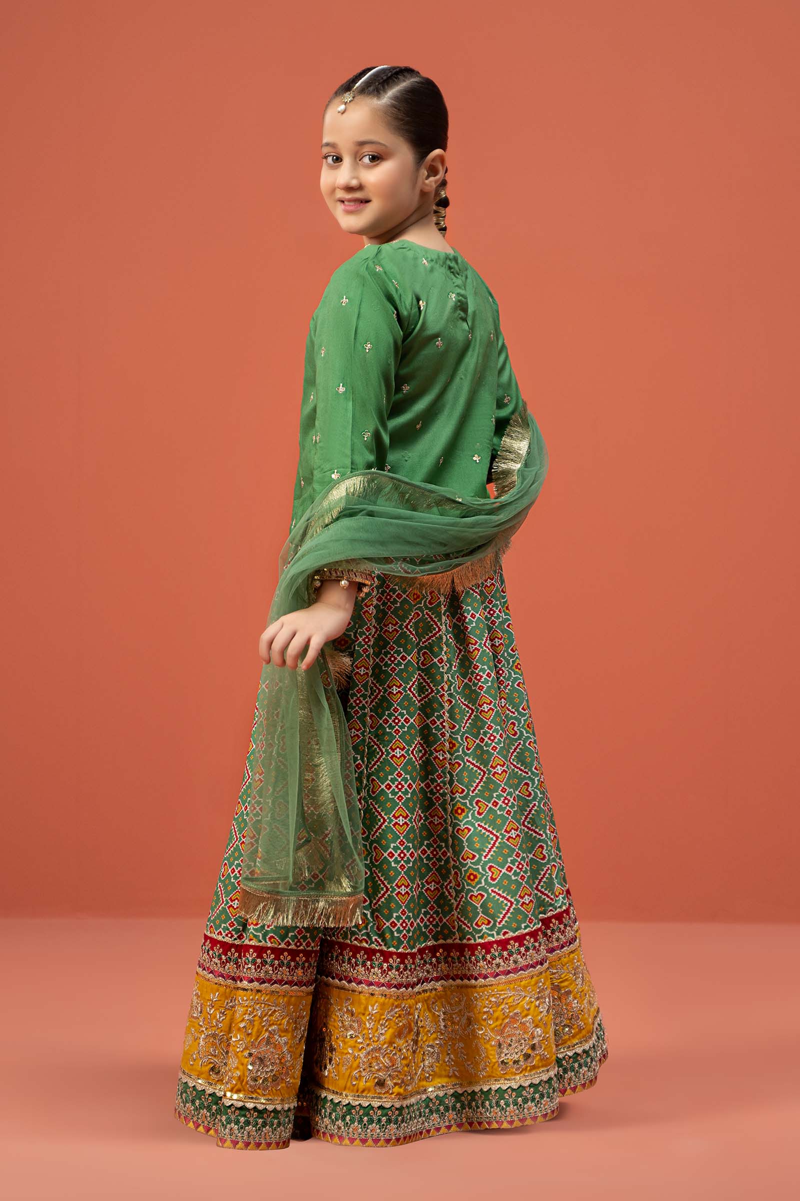 Maria B | 3 Piece Embroidered Linen Suit | MKD-W24-04 - by - Libasekhas UK - Registered Vendor of : Maria B - 100% Original Designer Dresss