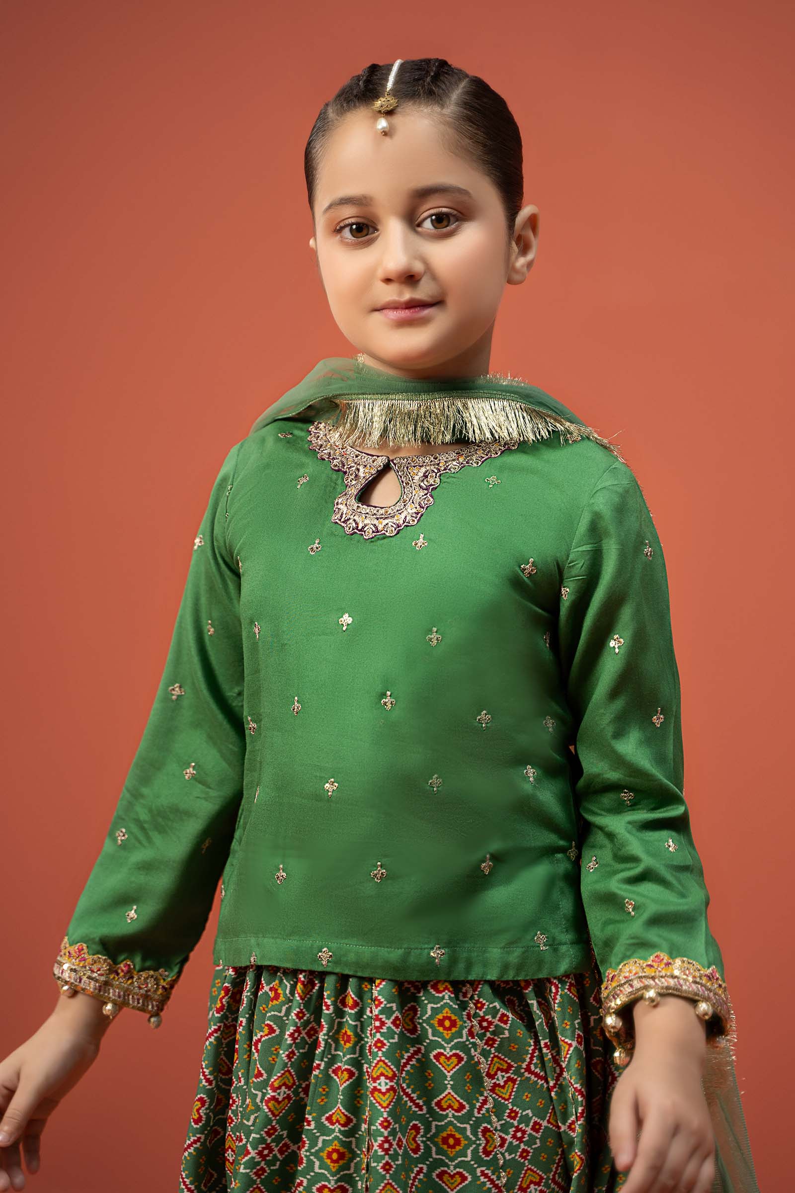 Maria B | 3 Piece Embroidered Linen Suit | MKD-W24-04 - by - Libasekhas UK - Registered Vendor of : Maria B - 100% Original Designer Dresss