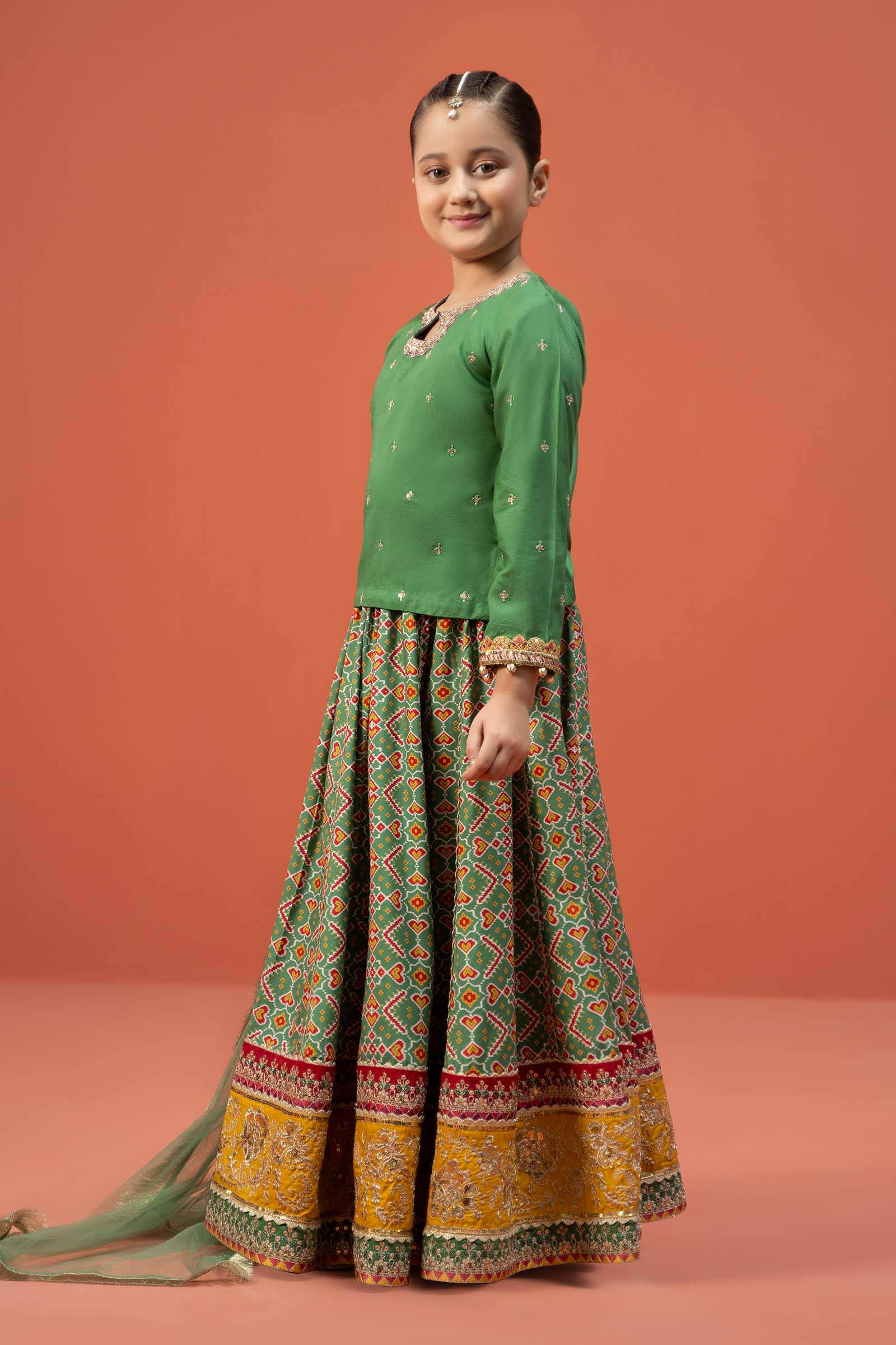 Maria B | 3 Piece Embroidered Linen Suit | MKD-W24-04 - by - Libasekhas UK - Registered Vendor of : Maria B - 100% Original Designer Dresss