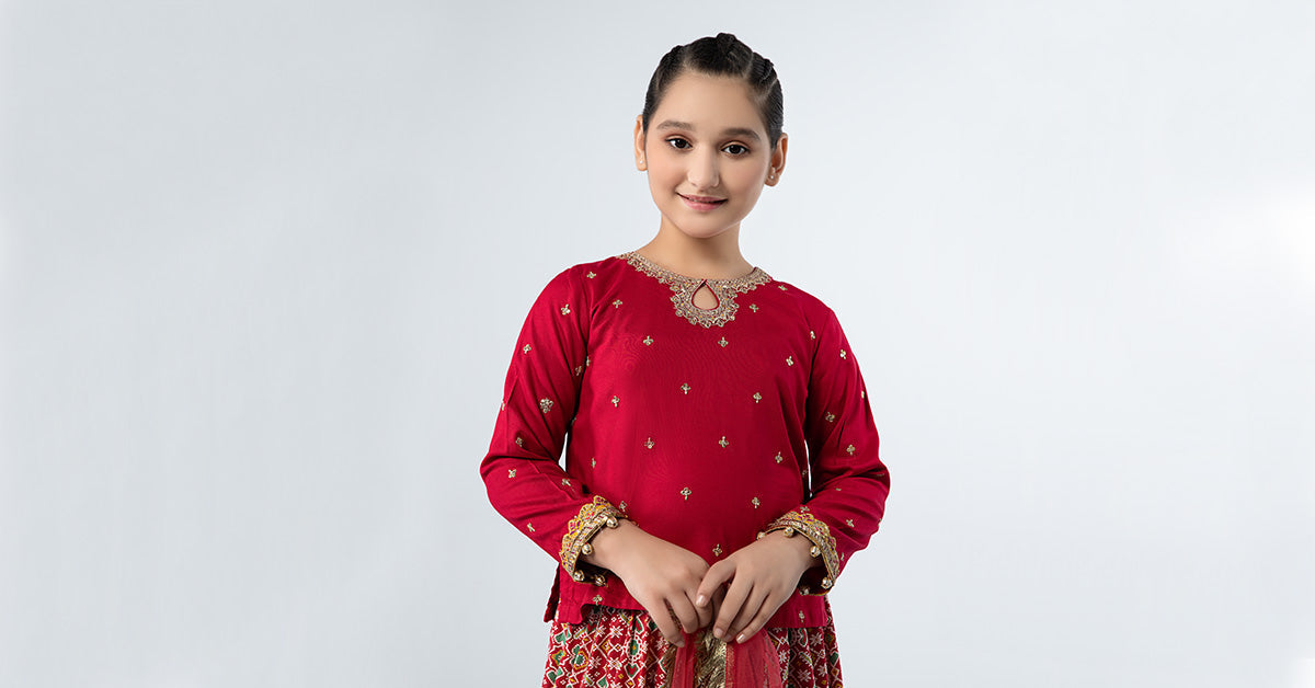 Maria B | 3 Piece Embroidered Linen Suit | MKD-W24-04 - by - Libasekhas UK - Registered Vendor of : Maria B - 100% Original Designer Dresss
