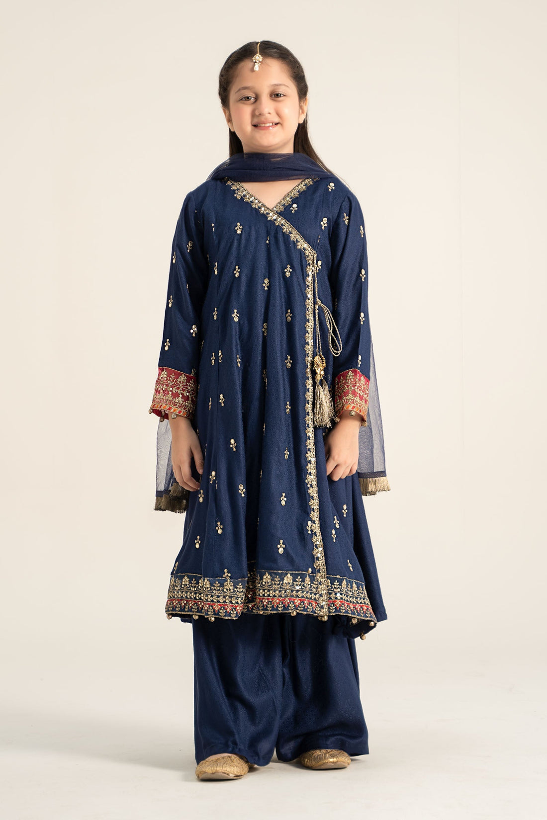 Maria B | 3 Piece Embroidered Linen Suit | MKD-W24-08 - by - Libasekhas UK - Registered Vendor of : Maria B - 100% Original Designer Dresss