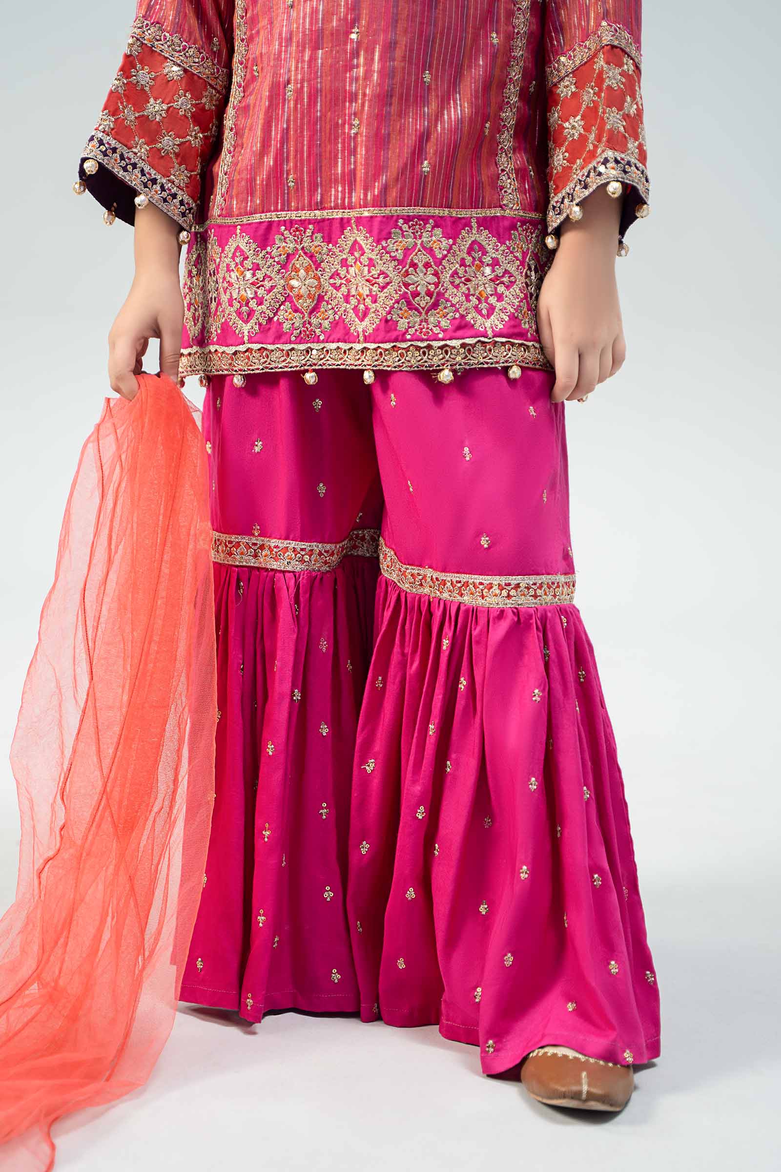 Maria B | 3 Piece Embroidered Suit | MKD-W24-11 - by - Libasekhas UK - Registered Vendor of : Maria B - 100% Original Designer Dresss