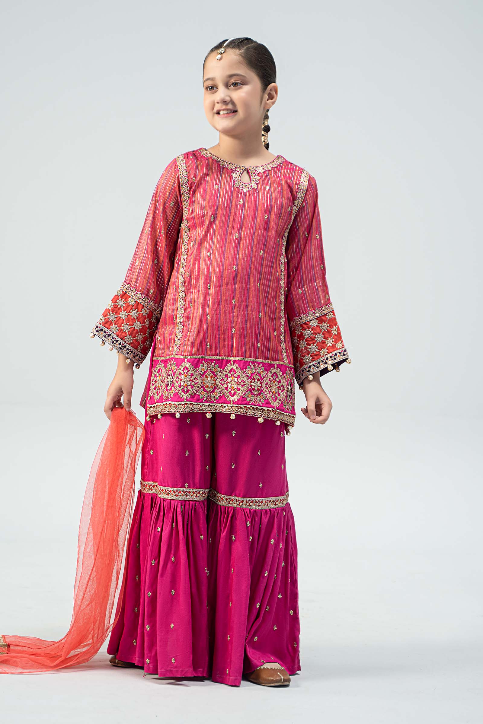 Maria B | 3 Piece Embroidered Suit | MKD-W24-11 - by - Libasekhas UK - Registered Vendor of : Maria B - 100% Original Designer Dresss
