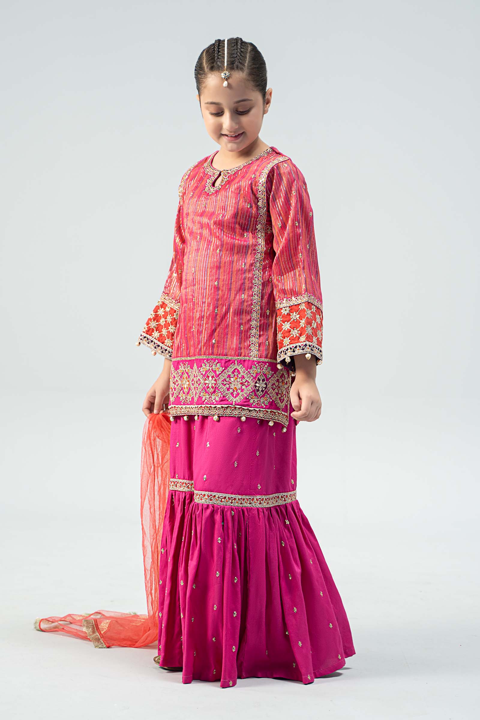 Maria B | 3 Piece Embroidered Suit | MKD-W24-11 - by - Libasekhas UK - Registered Vendor of : Maria B - 100% Original Designer Dresss