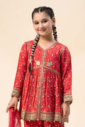 Maria B | 3 Piece Embroidered Marina Twill Suit | MKD-W24-12 - by - Libasekhas UK - Registered Vendor of : Maria B - 100% Original Designer Dresss