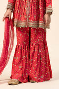 Maria B | 3 Piece Embroidered Marina Twill Suit | MKD-W24-12 - by - Libasekhas UK - Registered Vendor of : Maria B - 100% Original Designer Dresss