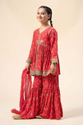 Maria B | 3 Piece Embroidered Marina Twill Suit | MKD-W24-12 - by - Libasekhas UK - Registered Vendor of : Maria B - 100% Original Designer Dresss