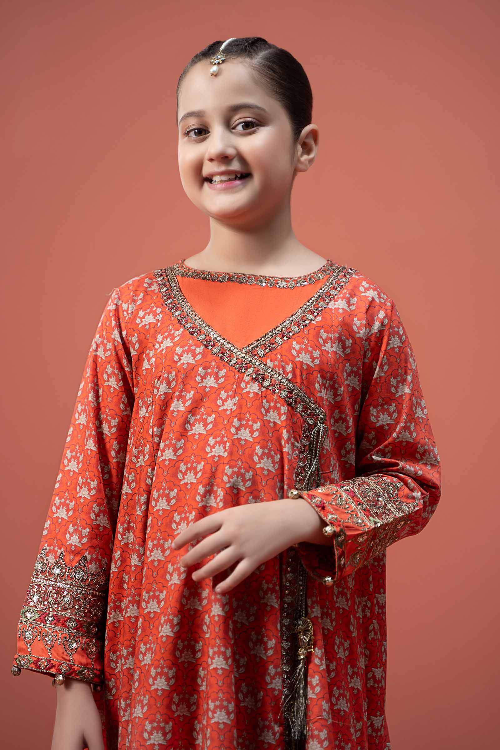 Maria B | 3 Piece Printed Linen Suit | MKD-W24-16 - by - Libasekhas UK - Registered Vendor of : Maria B - 100% Original Designer Dresss