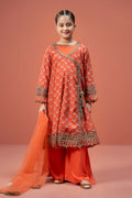 Maria B | 3 Piece Printed Linen Suit | MKD-W24-16 - by - Libasekhas UK - Registered Vendor of : Maria B - 100% Original Designer Dresss