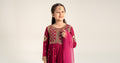 Maria B | 3 Piece Embroidered Linen Suit | MKD-W24-18 - by - Libasekhas UK - Registered Vendor of : Maria B - 100% Original Designer Dresss