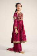 Maria B | 3 Piece Embroidered Linen Suit | MKD-W24-18 - by - Libasekhas UK - Registered Vendor of : Maria B - 100% Original Designer Dresss