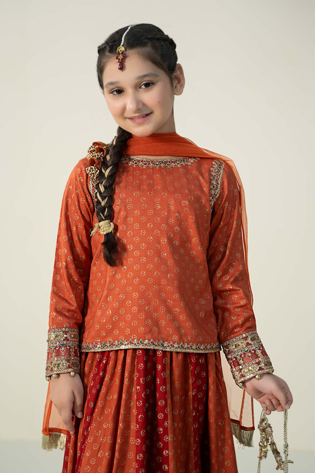 Maria B | 3 Piece Printed Linen Suit | MKD-W24-20 - by - Libasekhas UK - Registered Vendor of : Maria B - 100% Original Designer Dresss