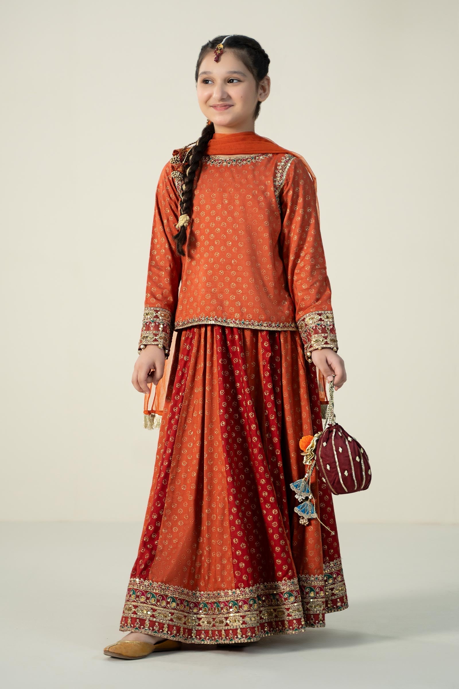 Maria B | 3 Piece Printed Linen Suit | MKD-W24-20 - by - Libasekhas UK - Registered Vendor of : Maria B - 100% Original Designer Dresss