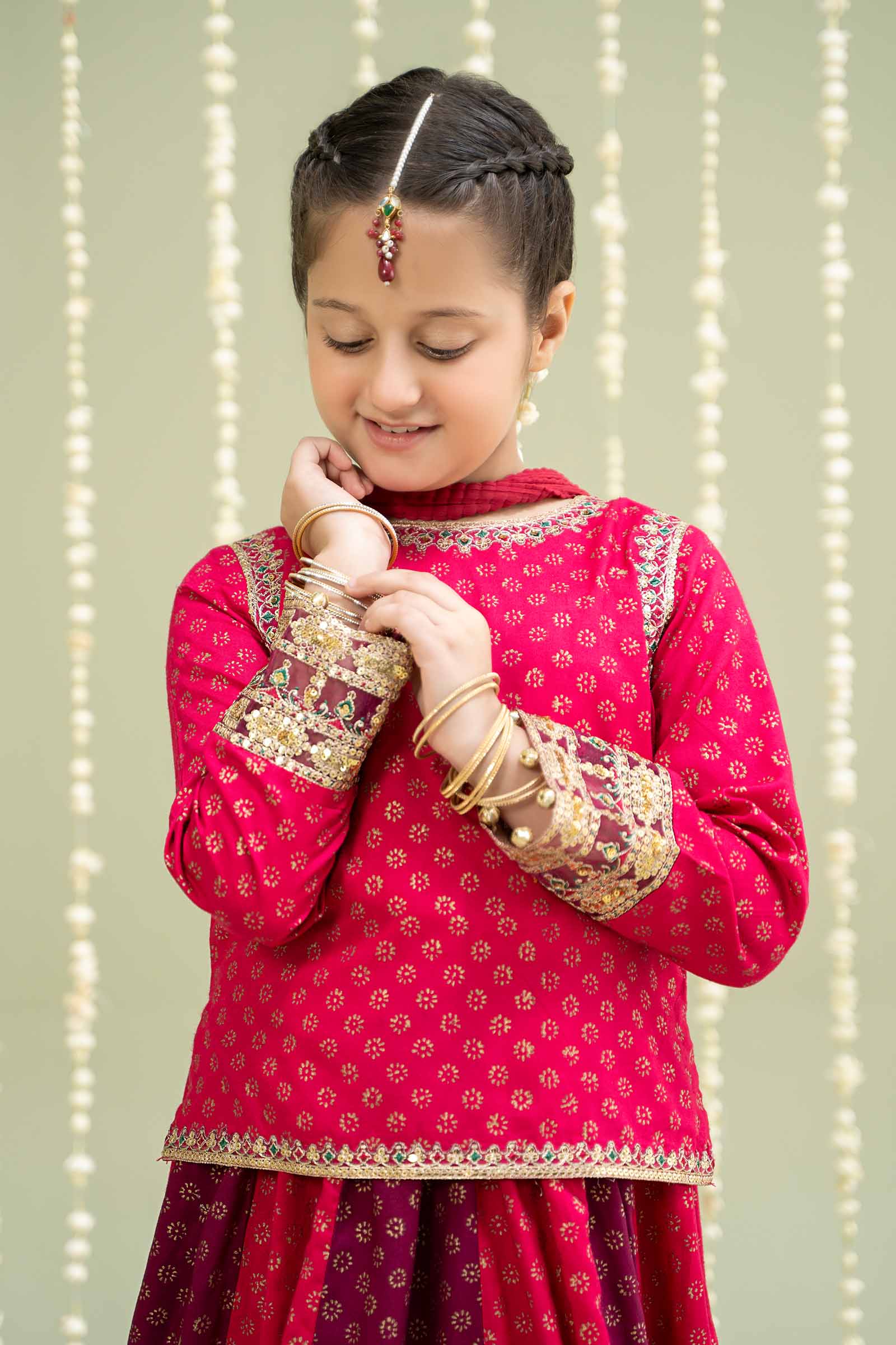 Maria B | 3 Piece Printed Linen Suit | MKD-W24-20 - by - Libasekhas UK - Registered Vendor of : Maria B - 100% Original Designer Dresss