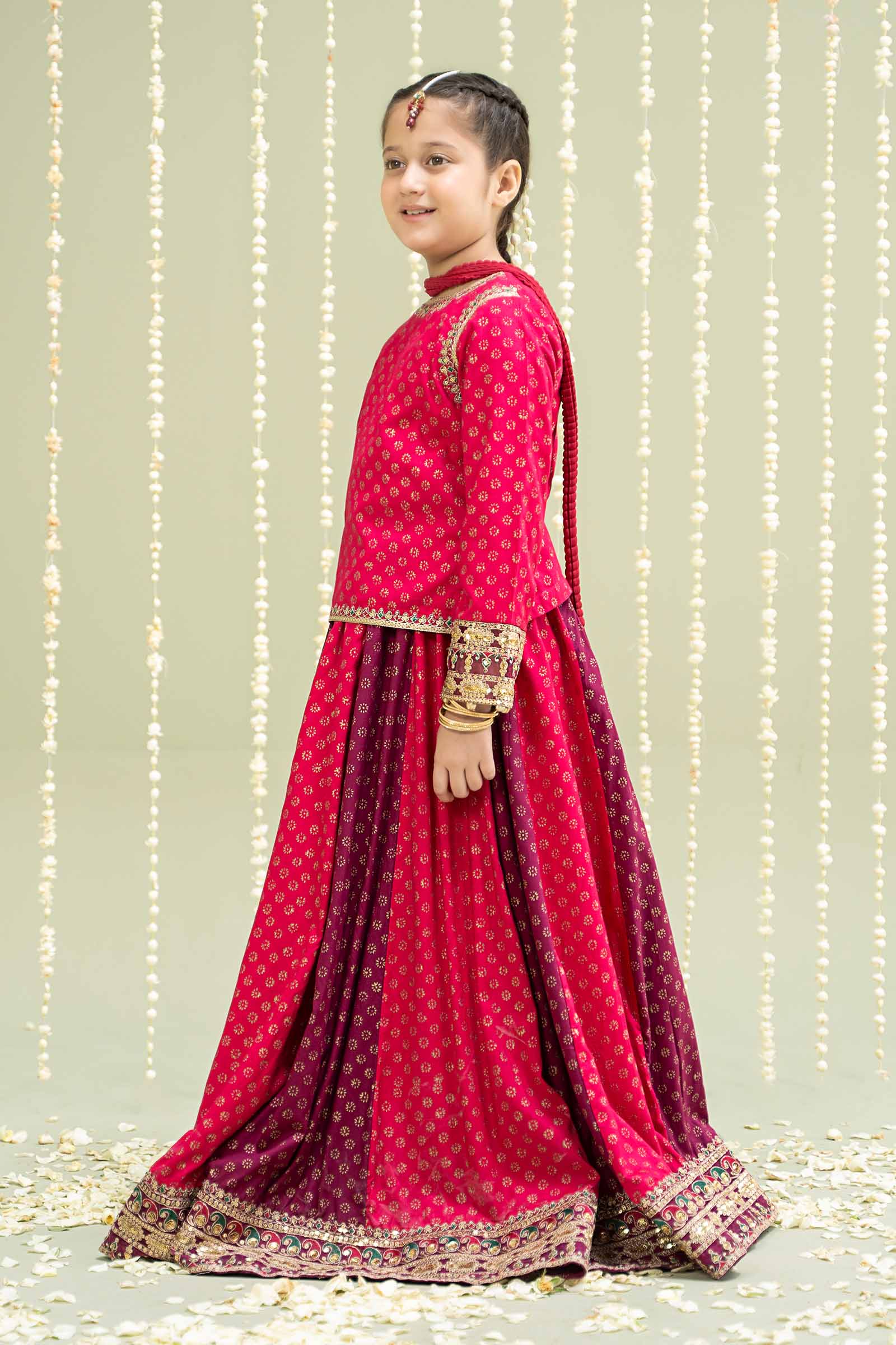 Maria B | 3 Piece Printed Linen Suit | MKD-W24-20 - by - Libasekhas UK - Registered Vendor of : Maria B - 100% Original Designer Dresss
