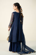 Maria B | 3 Piece Embroidered Paper Cotton Suit | MKD-W24-22 - by - Libasekhas UK - Registered Vendor of : Maria B - 100% Original Designer Dresss