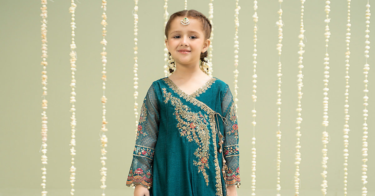 Maria B | 3 Piece Embroidered Paper Cotton Suit | MKD-W24-22 - by - Libasekhas UK - Registered Vendor of : Maria B - 100% Original Designer Dresss