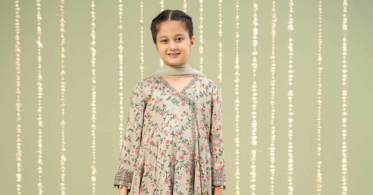 Maria B | 3 Piece Printed Linen Suit | MKD-W24-26 - by - Libasekhas UK - Registered Vendor of : Maria B - 100% Original Designer Dresss