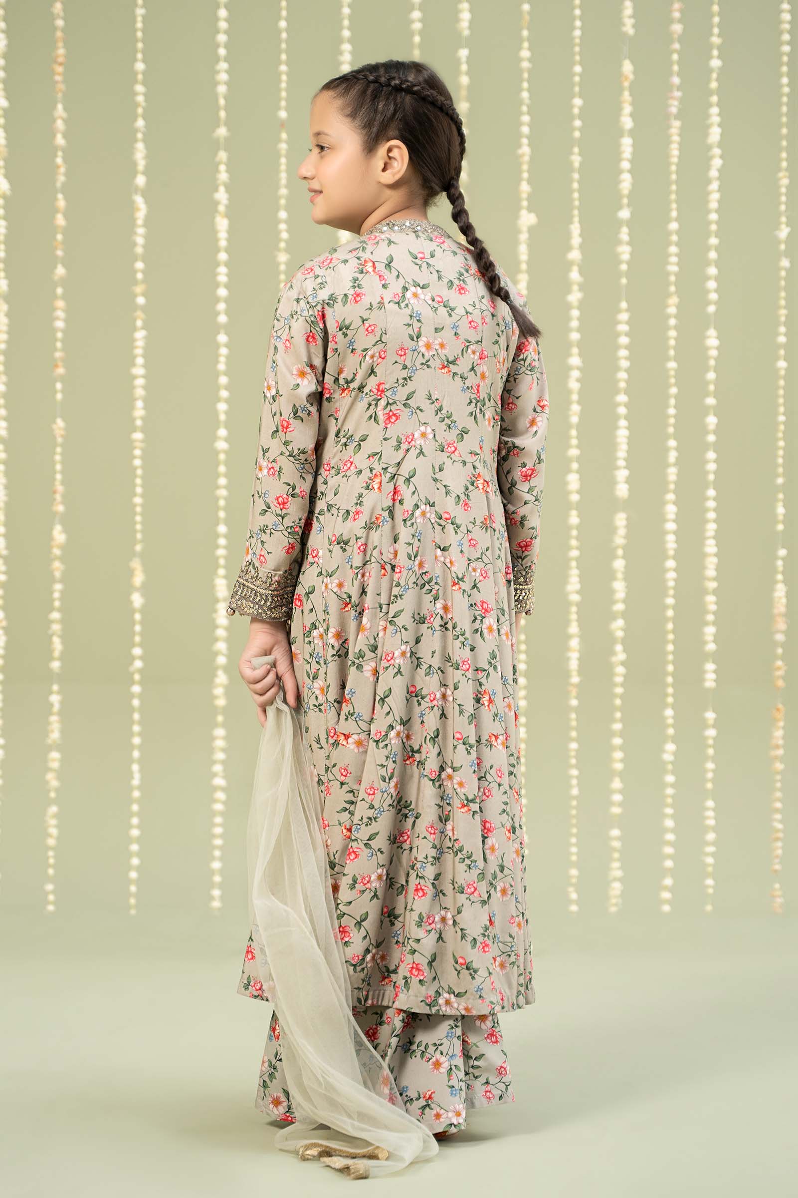 Maria B | 3 Piece Printed Linen Suit | MKD-W24-26 - by - Libasekhas UK - Registered Vendor of : Maria B - 100% Original Designer Dresss