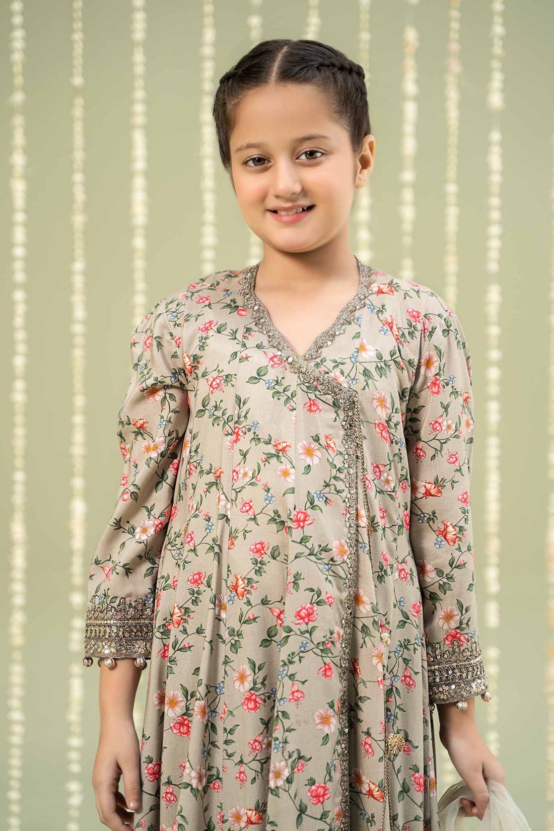 Maria B | 3 Piece Printed Linen Suit | MKD-W24-26 - by - Libasekhas UK - Registered Vendor of : Maria B - 100% Original Designer Dresss