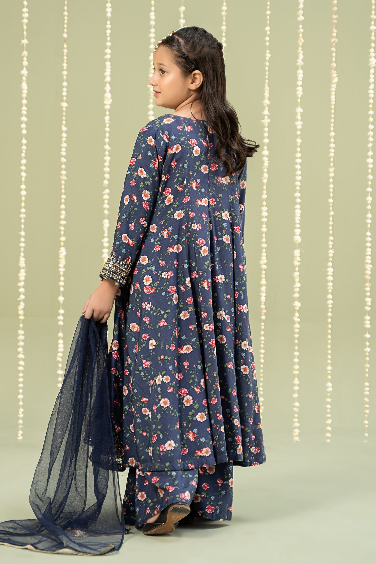 Maria B | 3 Piece Printed Linen Suit | MKD-W24-26 - by - Libasekhas UK - Registered Vendor of : Maria B - 100% Original Designer Dresss