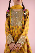 3 Piece Embroidered Linen Suit - Kids Clothing - available at Maria Faisal in UK and USA.