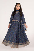 3 Piece Embroidered Slub Khaddar Suit - Kids Clothing - available at Maria Faisal in UK and USA.