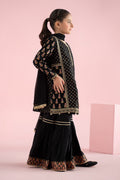3 Piece Embroidered Karandi Suit - Kids Clothing - available at Maria Faisal in UK and USA.