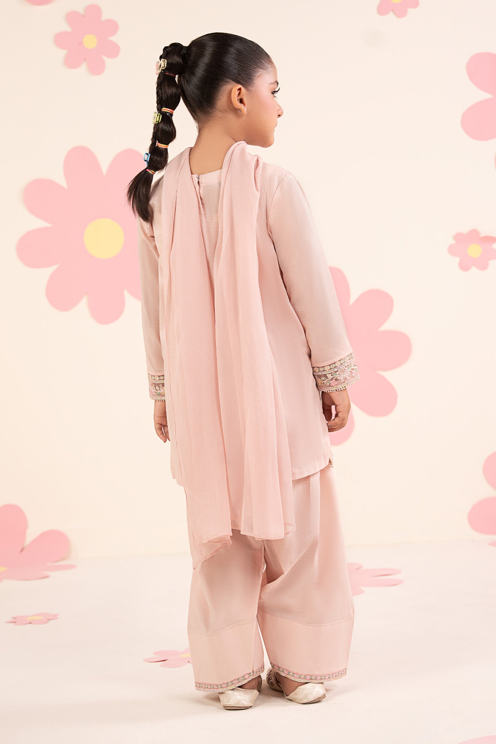 kids-clothes-mkd-ea26-08-pink by Maria B Kids - Designer Dress  - Type : KidsClothes - Available at Libasekhas UK - 100% Original 