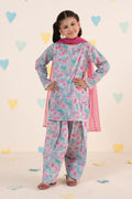 kids-clothes-mkd-ea25-13r1-blue by Maria B Kids - Designer Dress  - Type : KidsClothes - Available at Libasekhas UK - 100% Original 