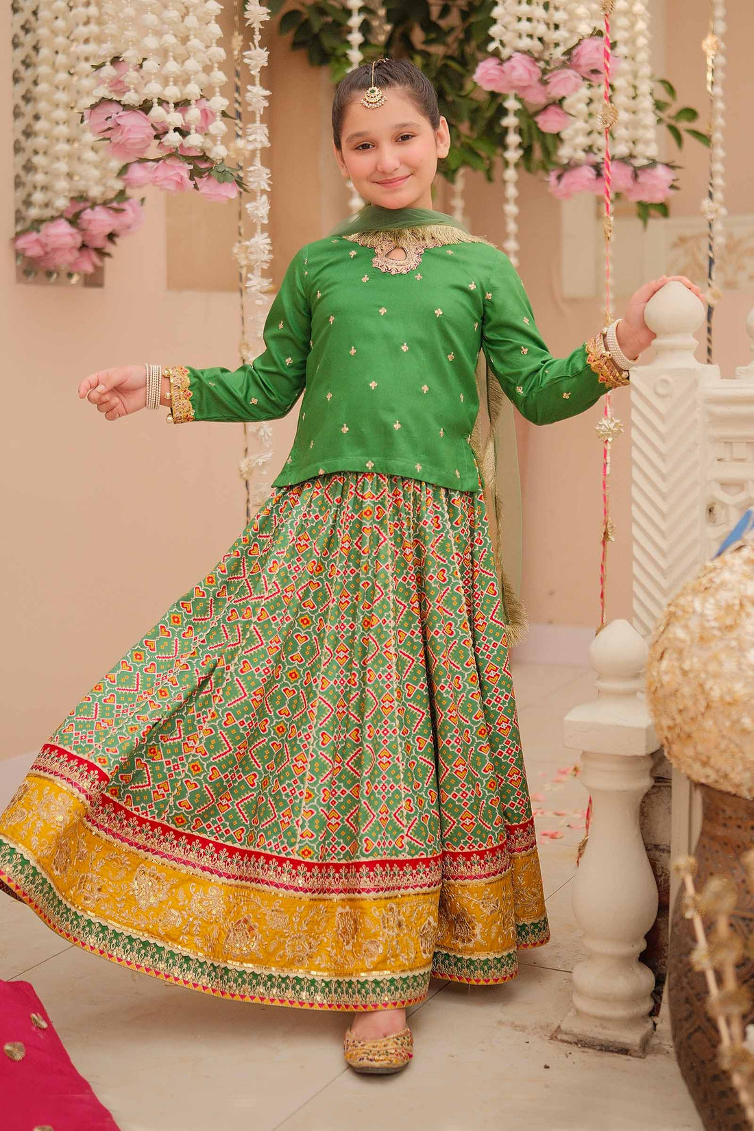 Maria B | 3 Piece Embroidered Linen Suit | MKD-W24-04 - by - Libasekhas UK - Registered Vendor of : Maria B - 100% Original Designer Dresss