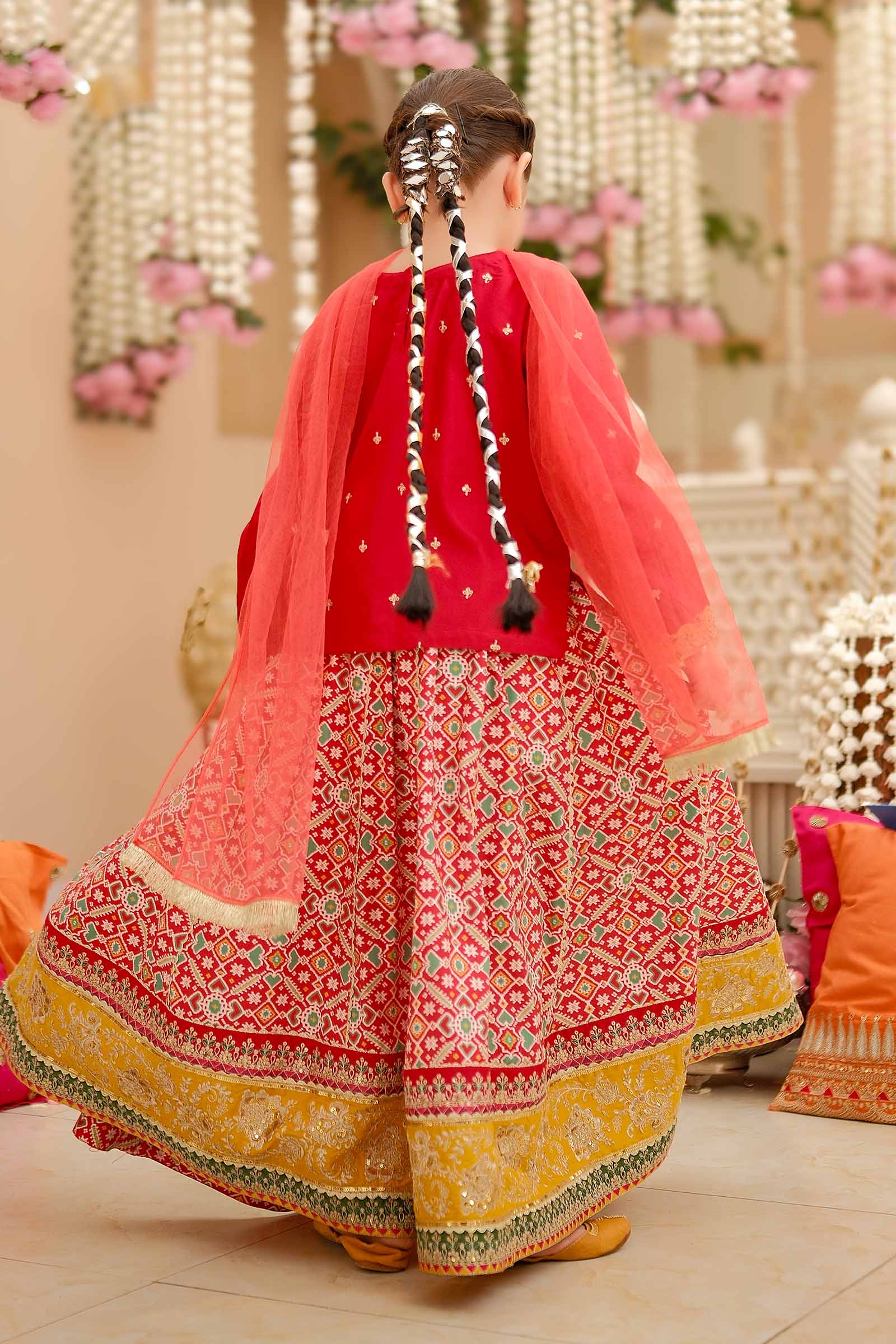 Maria B | 3 Piece Embroidered Linen Suit | MKD-W24-04 - by - Libasekhas UK - Registered Vendor of : Maria B - 100% Original Designer Dresss