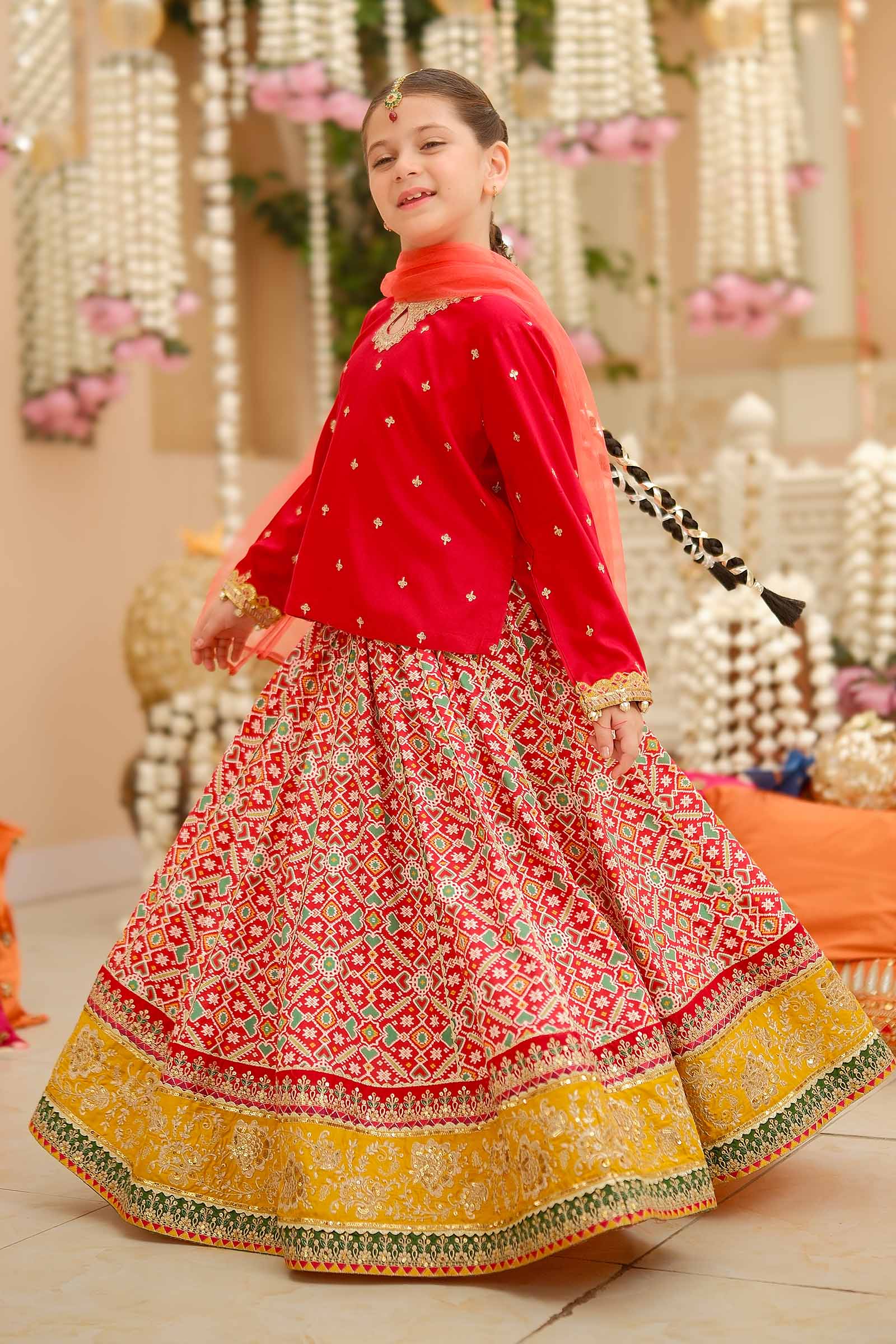 Maria B | 3 Piece Embroidered Linen Suit | MKD-W24-04 - by - Libasekhas UK - Registered Vendor of : Maria B - 100% Original Designer Dresss