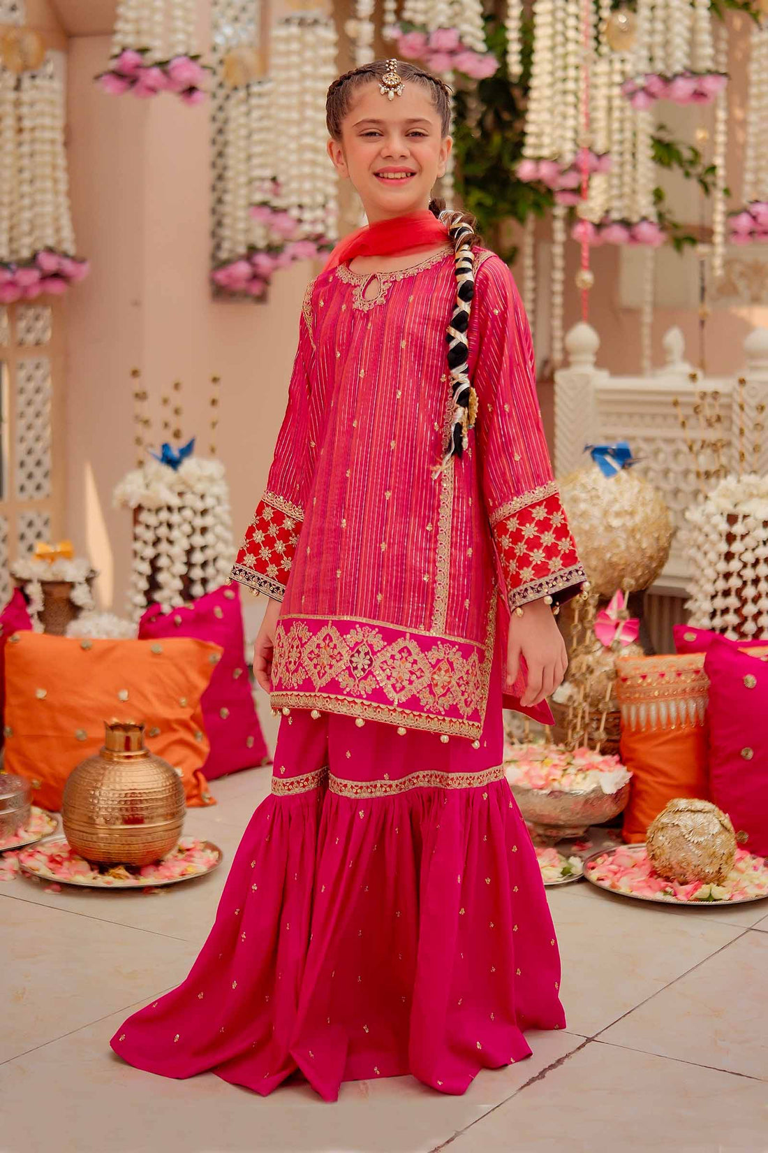 Maria B | 3 Piece Embroidered Suit | MKD-W24-11 - by - Libasekhas UK - Registered Vendor of : Maria B - 100% Original Designer Dresss